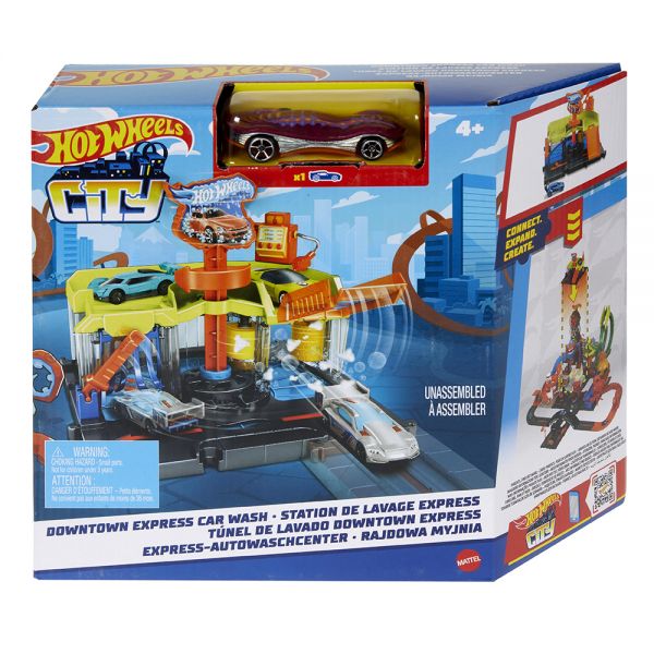 HOT WHEELS ΠΙΣΤΑ CITY DOWNTOWN EXPRESS CAR WASH
