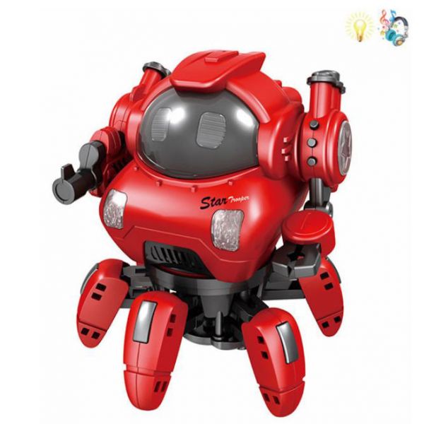ROBOT WITH LIGHTS AND SOUNDS - RED