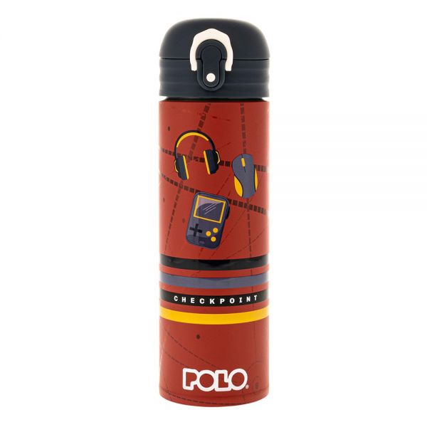 POLO ΘΕΡΜΟΣ STAINLESS STEEL JUNIOR 0,50L 2022 CHECKPOINT