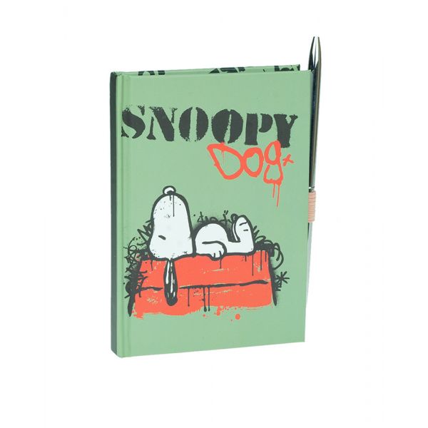 BACK ME UP ΣΗΜΕΙΩΜΑΤΑΡΙΟ A6 SNOOPY ΜΕ ΣΤΥΛΟ