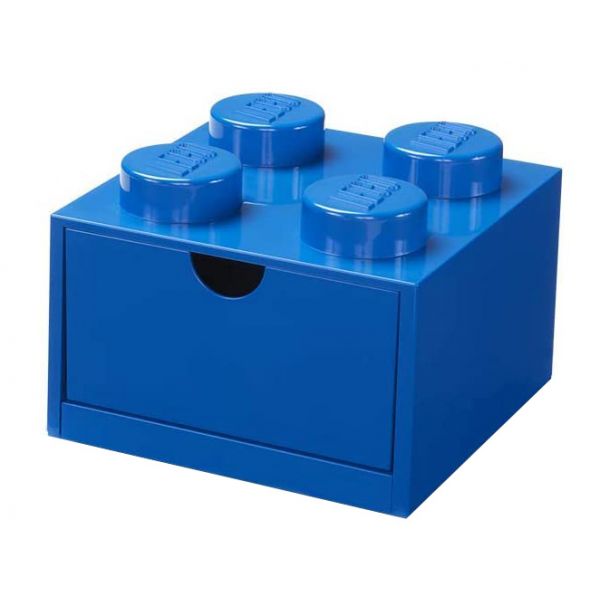 LEGO ΚΟΥΤΙ ΑΠΟΘΗΚΕΥΣΗΣ ΜΕ ΣΥΡΤΑΡΙ 4 BLUE LEGO 023 BRIGHT BLUE