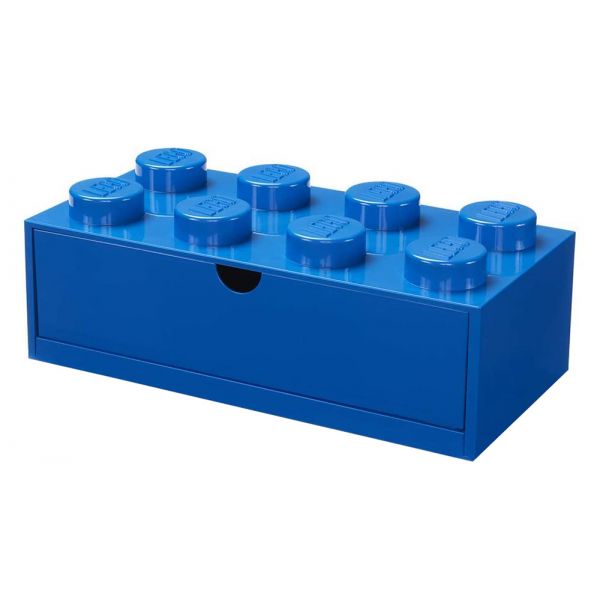 LEGO ΚΟΥΤΙ ΑΠΟΘΗΚΕΥΣΗΣ ΜΕ ΣΥΡΤΑΡΙ 8 BLUE LEGO 023 BRIGHT BLUE