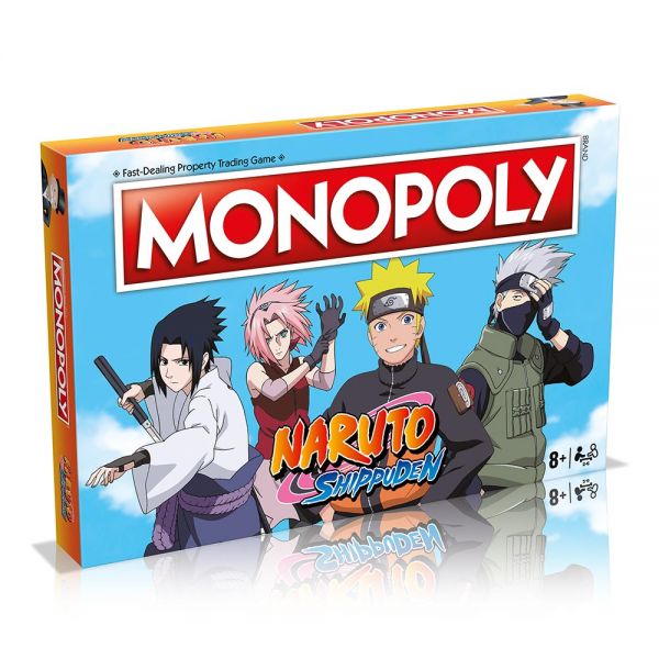 WINNING MOVES BOARD GAME MONOPOLY NARUTO