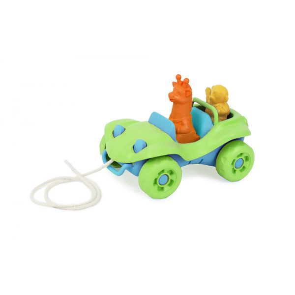GREEN TOYS DUNE BUGGY PULL TOY GREEN PTDG-1309