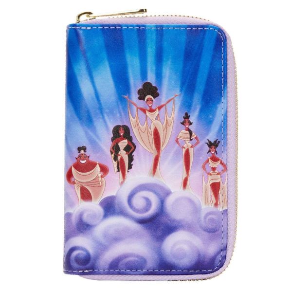 LOUNGEFLY DISNEY HERCULES MUSES CLOUDS ZIP AROUND WALLET (WDWA2006)