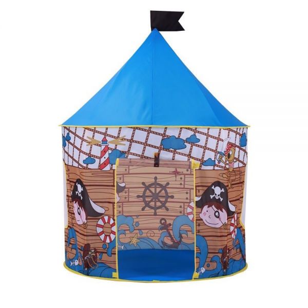 KIDS TENT PIRATE BLUE STABLE STRUCTURE