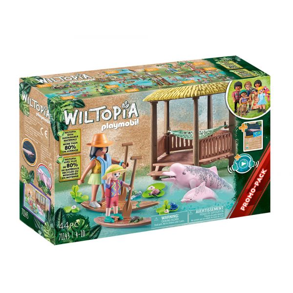 PLAYMOBIL WILTOPIA PADDING TOUR WITH THE RIVER DOLPHINS