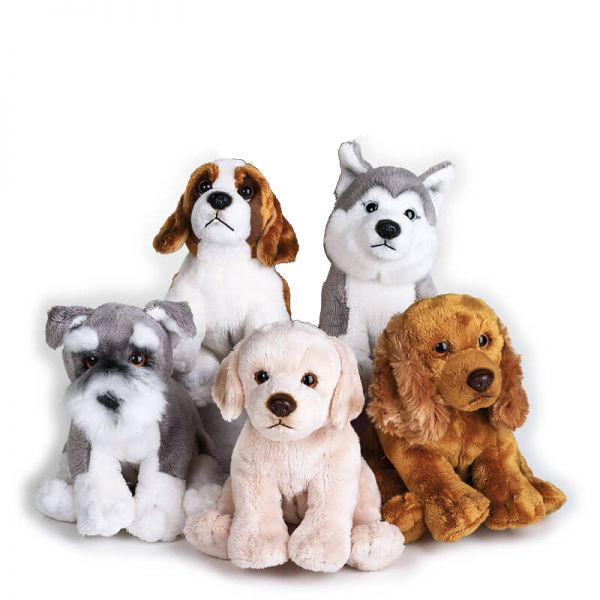 LELLY PLUSH PUPPIES WITH VOICE WOW-WOW - 5 DESIGNS