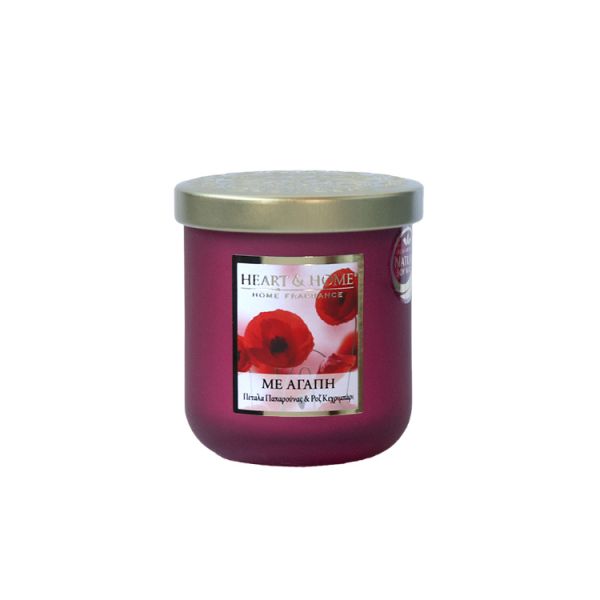 HEART & HOME MEDIUM CANDLE 110g WITH LOVE