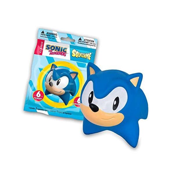 SONIC SQUISHY IN BAG - 6 DESIGNS