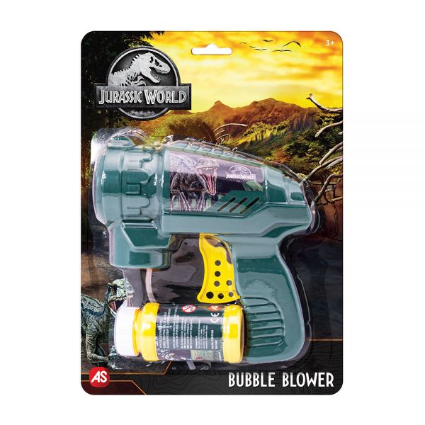 AS BUBBLE BLOWER JURASSIC WORLD FOR AGES 3+