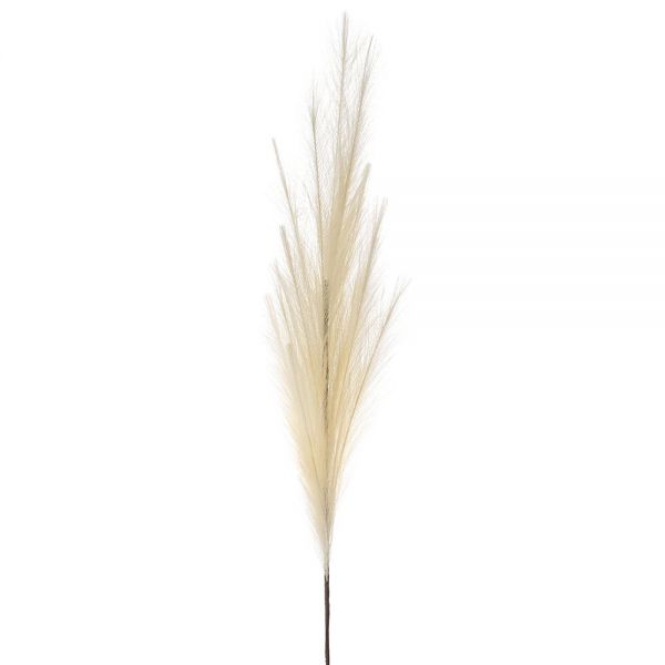  ARTIFICIAL CREAM PAMPAS STEM 92 CM WITH 16 BRANCHES