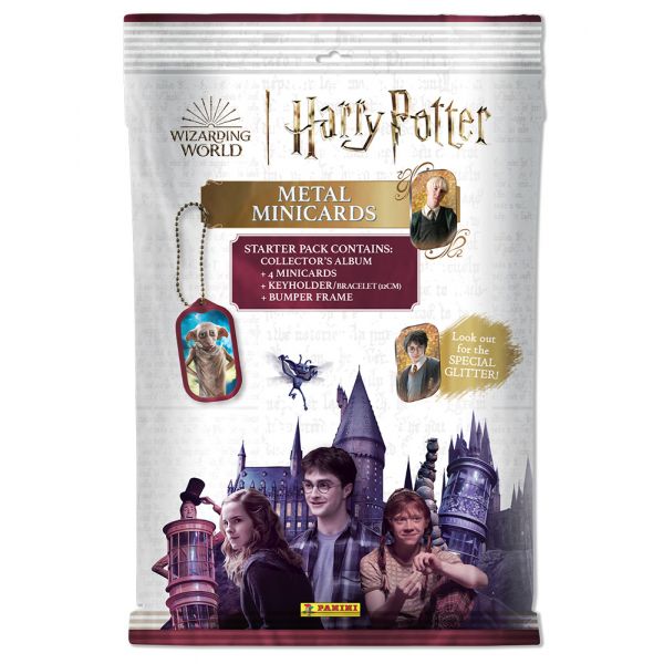 COLLECTIBLE METAL CARDS HARRY POTTER STARTER PACK