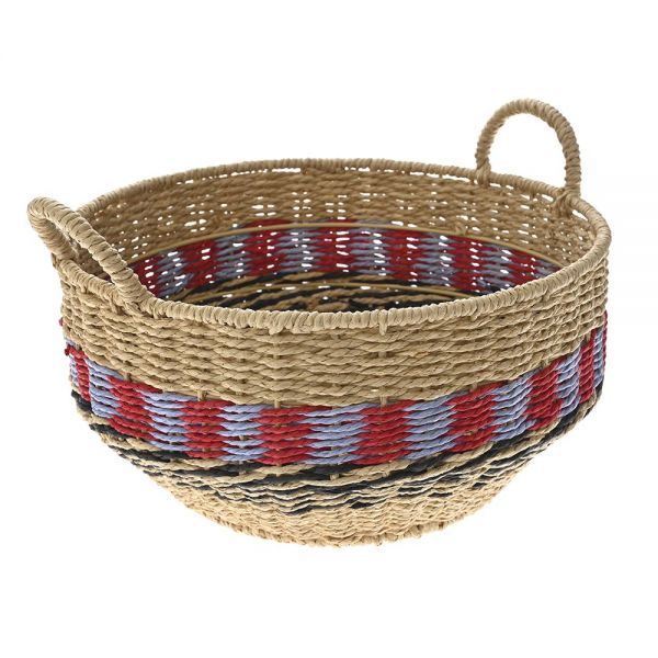  ETHNIC STYLE WILLOW BASKET D36x17 CM