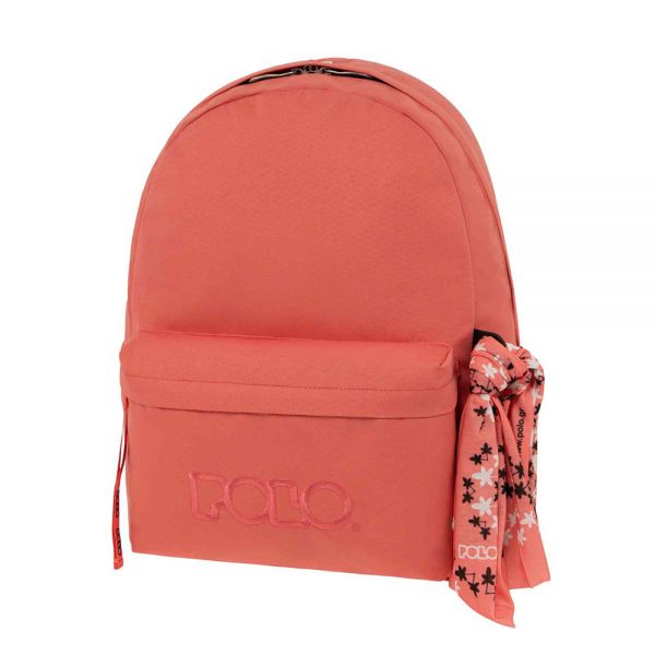 POLO BACKPACK ORIGINAL SCARF WITH SCARF 2023 - PINK