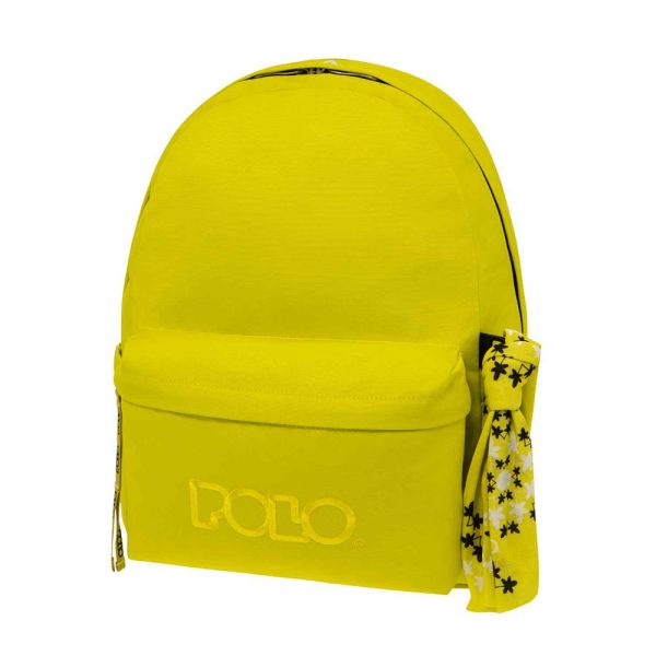 POLO BACKPACK ORIGINAL SCARF WITH SCARF 2023 - YELLOW