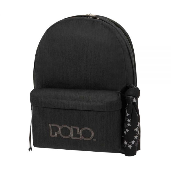 POLO BACKPACK ORIGINAL DOUBLE SCARF WITH SCARF 2023 - NIGHT BLUE
