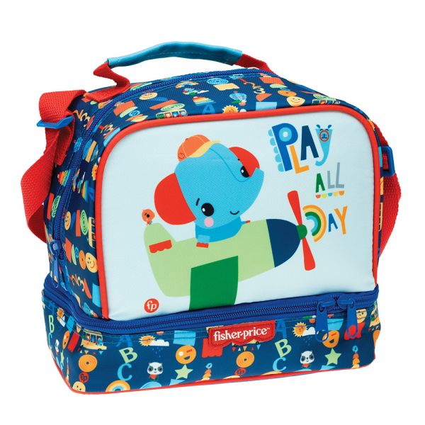 OVAL LUNCH BAG FISHER PRICE AIRPLANE