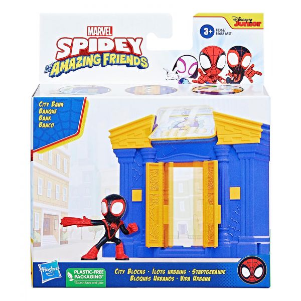 SPIDEY AND HIS AMAZING FRIENDS CITY BLOCKS BANK MILES