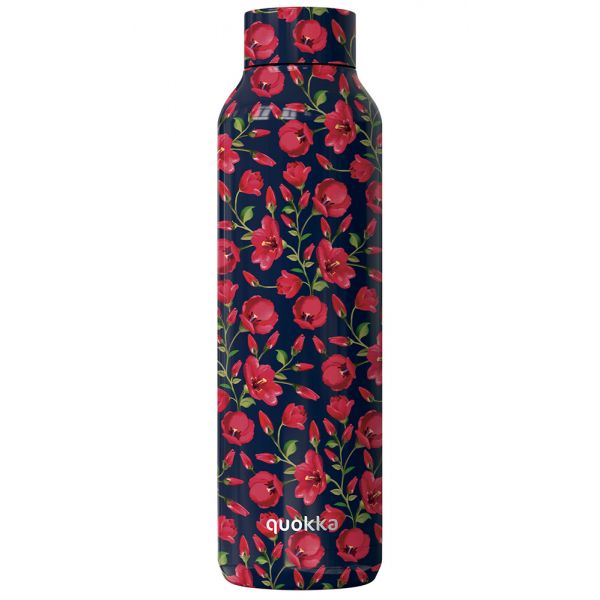 QUOKKA THERMAL STAINLESS STEEL BOTTLE SOLID 850ml TINY TULIPS