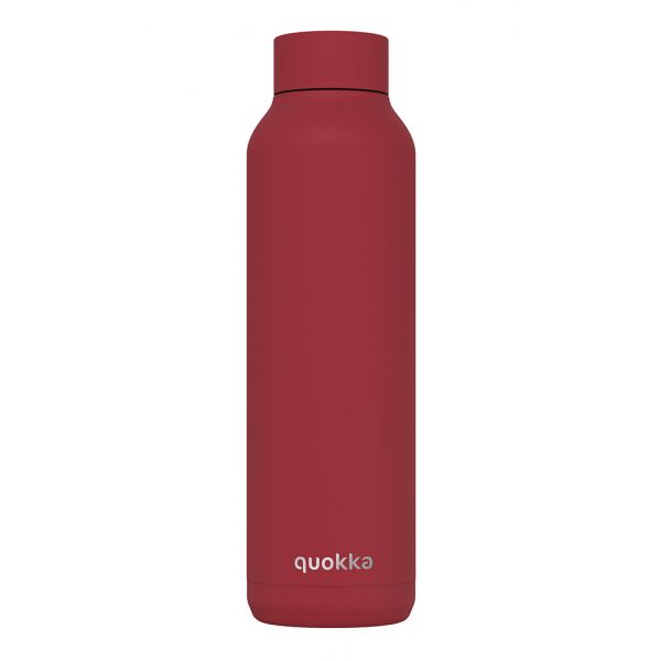 QUOKKA THERMAL STAINLESS STEEL BOTTLE SOLID 630ml FIREBRICK RED