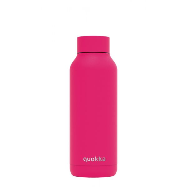 QUOKKA THERMAL STAINLESS STEEL BOTTLE SOLID 510ml RASPBERRY PINK