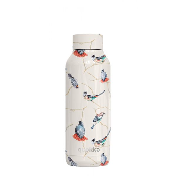 QUOKKA THERMAL STAINLESS STEEL BOTTLE SOLID 510ml BIRDS