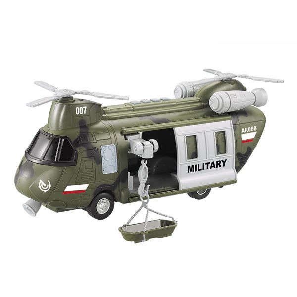 MILITARY HELICOPTER WITH LIGHTS AND SOUNDS