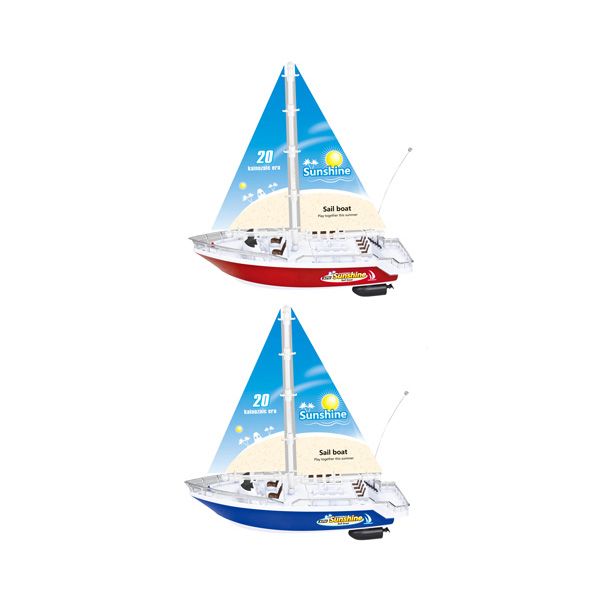 REMOTE CONTROL BOAT 4CHANNEL WITH MAST AND SAILS