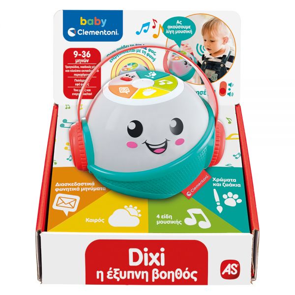BABY CLEMENTONI EDUCATIONAL BABY TODDLER TOY DIXI THE SMART ASSISTANT FOR 9-36 MONTHS