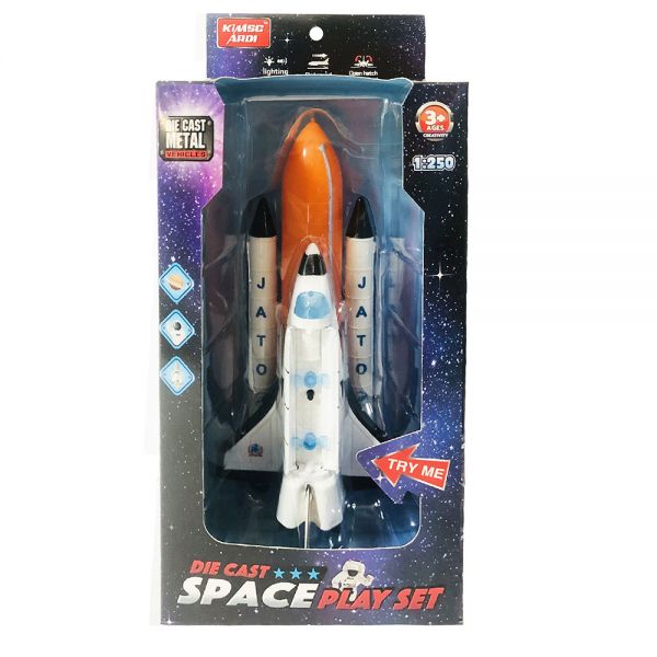 ROCKET WITH SPACE PLANE WITH SOUNDS AND LIGHTS