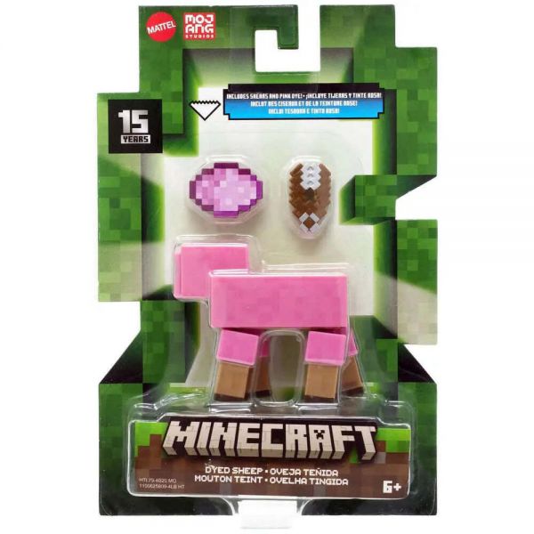 MINECRAFT FIGURES 8 cm - DYED SHEEP