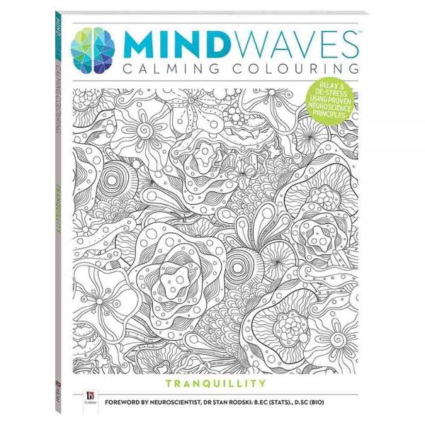 MINDWAVES CALMING COLOURING 48pp TRANQUILLITY
