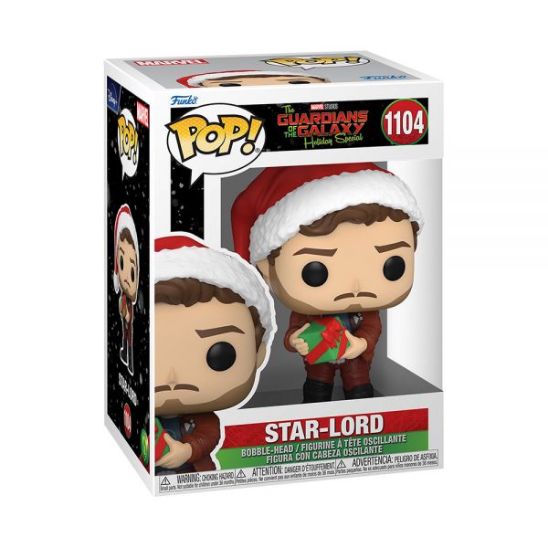 FUNKO POP! MARVEL GUARDIANS OF GALAXY HOLIDAY SPECIAL VINYL FIGURE STAR-LORD 1104