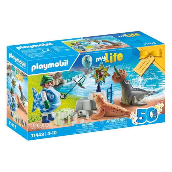 PLAYMOBIL CITY LIFE GIFT SET KEEPER WITH ANIMALS