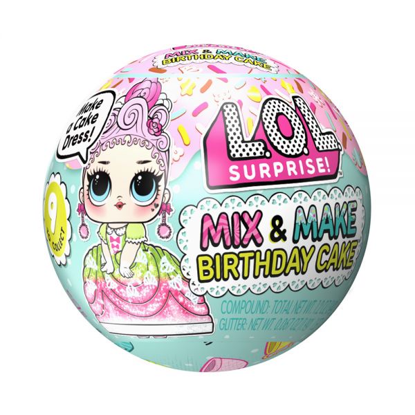L.O.L. SURPRISE MIX & MAKE BIRTHDAY CAKE ™ ΚΟΥΚΛΑ ΕΚΠΛΗΞΗ