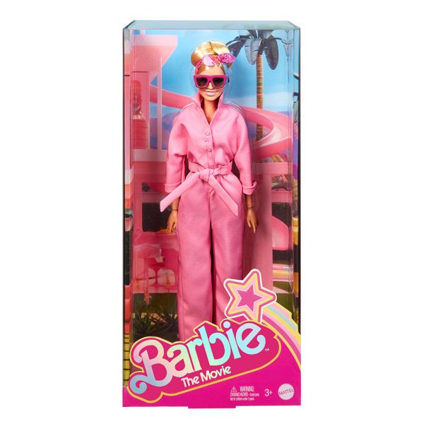 COLLECTIBLE DOLL BARBIE MOVIE PINK BOILER SUIT