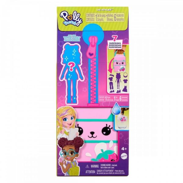 POLLY POCKET LIL STYLES CASE  - 4 DESIGNS