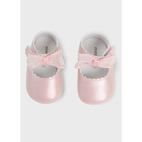 MAYORAL MARY JANE SHOES BOW PINK