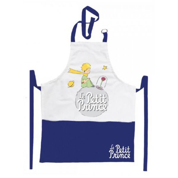 CHILDRENS APRON THE LITTLE PRINCE ON EARTH WITH HIS ROSE