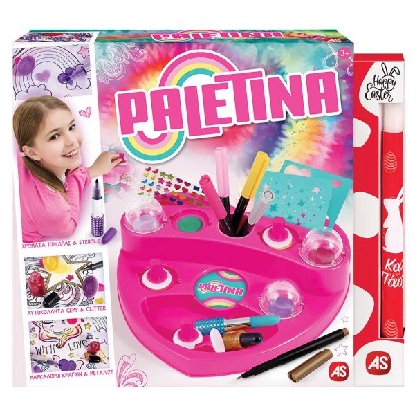 TOY CANDLE AS PALETINA DRAWING SET IN HEART SHAPE FOR AGES 3+