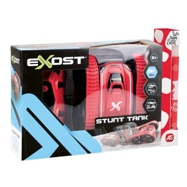 TOY CANDLE EXOST STUNT TANK REMOTE CONTROL CAR 