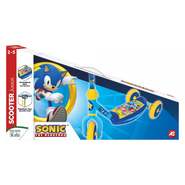 AS KIDS 3-WHEEL SCOOTER SONIC FOR AGES 2-5