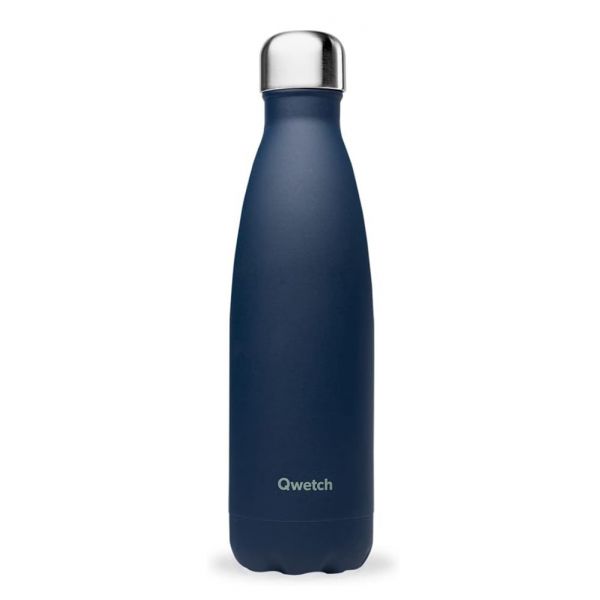 QWETCH STAINLESS STEEL BOTTLE GRANITE BLUE NUIT 500ml