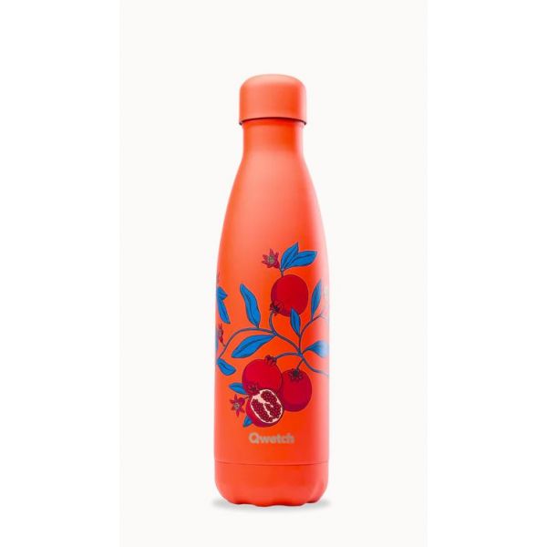 QWETCH STAINLESS STEEL BOTTLE DELICE POMEGRANATE 500ml