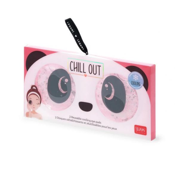 LEGAMI CHILL OUT - 2 REUSABLE COOL EYE PADS - PANDA