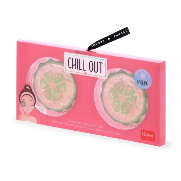 LEGAMI CHILL OUT - 2 REUSABLE COOL EYE PADS - CUCUMBER