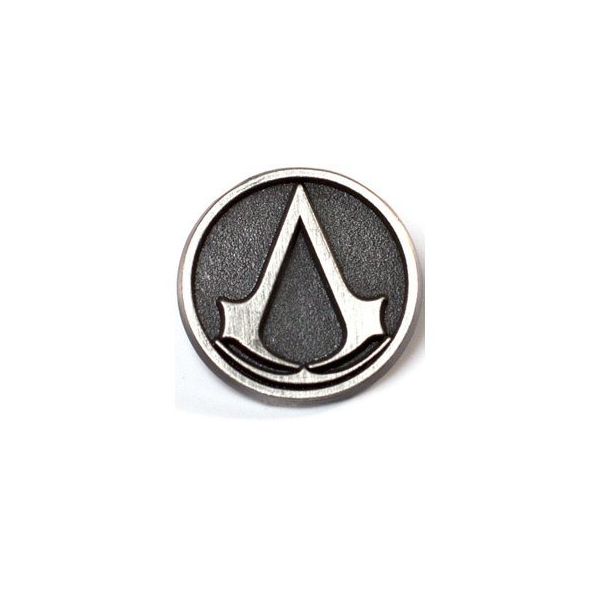 ASSASSIN\'S CREED METAL ROUND PIN WITH LOGO