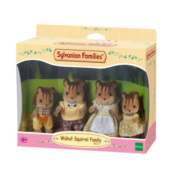 THE SYLVANIAN FAMILIES-WALNUT SQUIRREL FAMILY