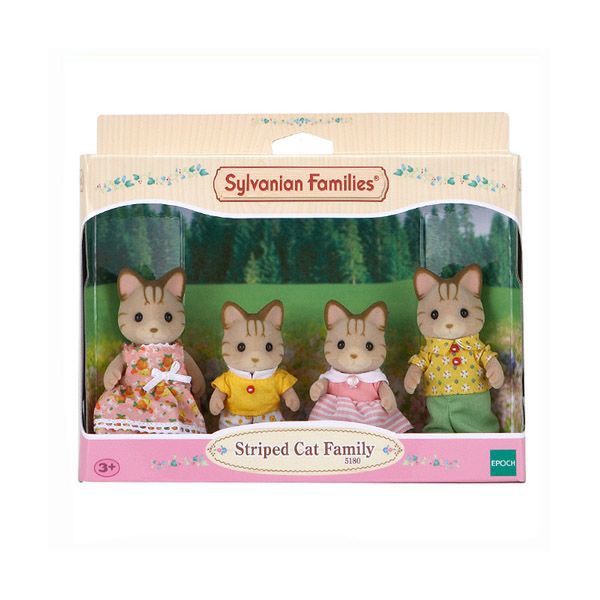 THE SYLVANIAN FAMILIES-STRIPED CAT FAMILY